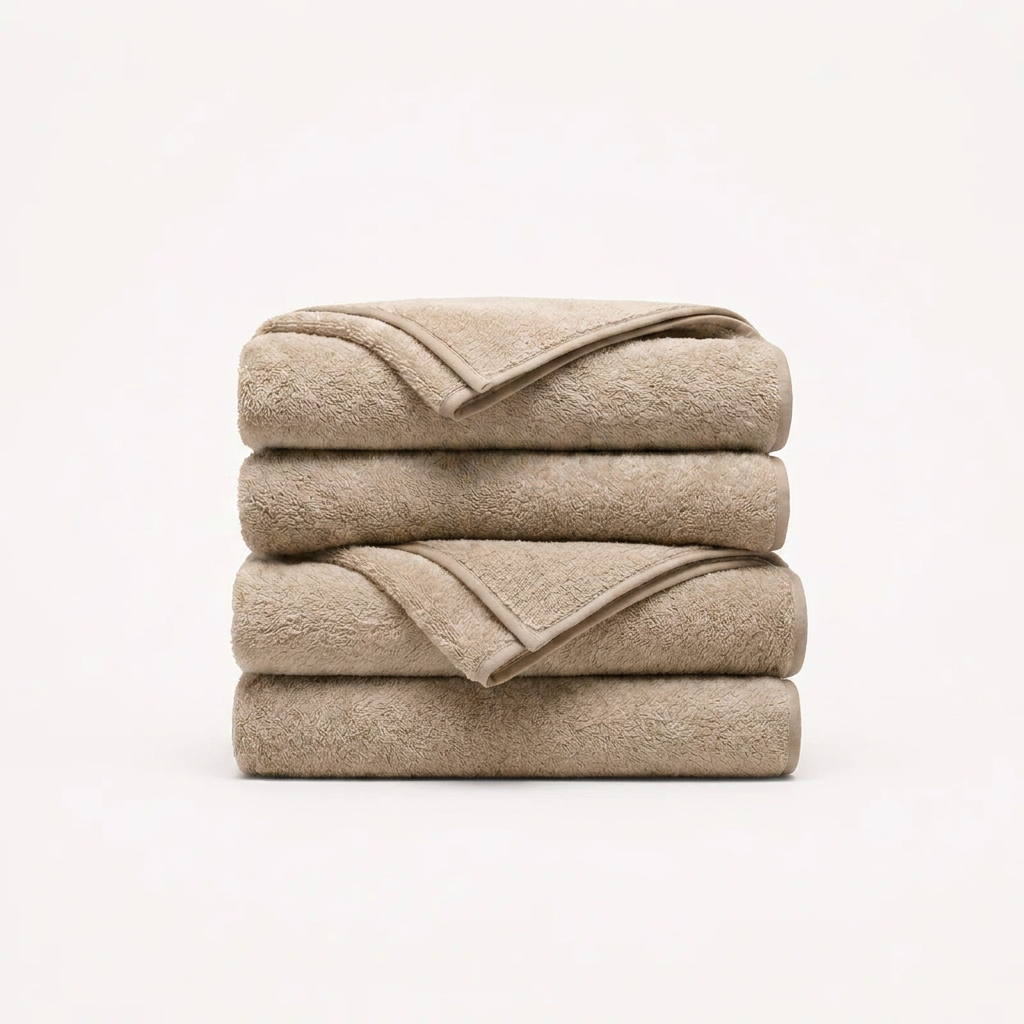 Serviette visage en fibre de bambou